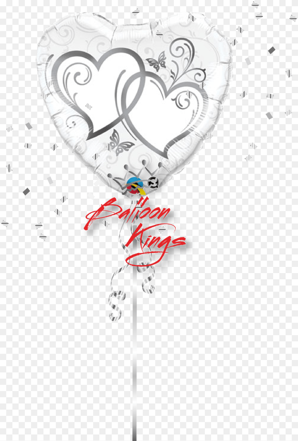 Entwined Silver Hearts De Boda Dibujos, Food, Sweets, Candy, Balloon Png