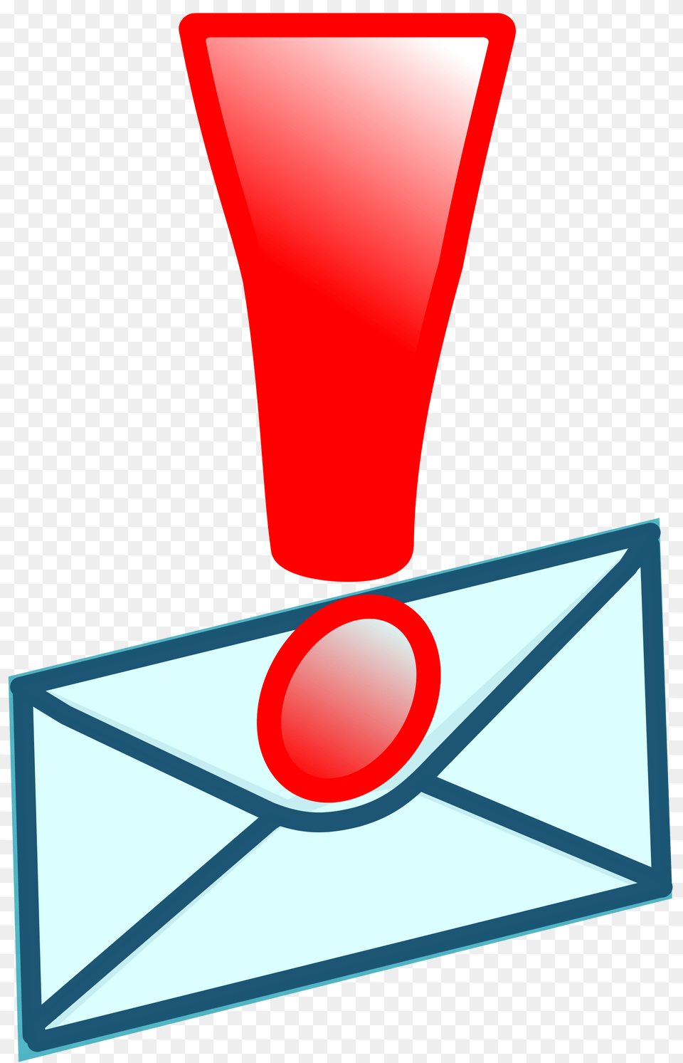 Envelope Exclamation Mark, Mail, Blackboard Png Image