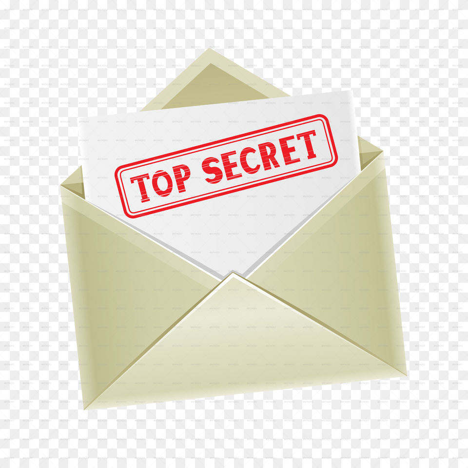 Envelope Transparent Top Secret Royalty Stock, Mail Free Png Download