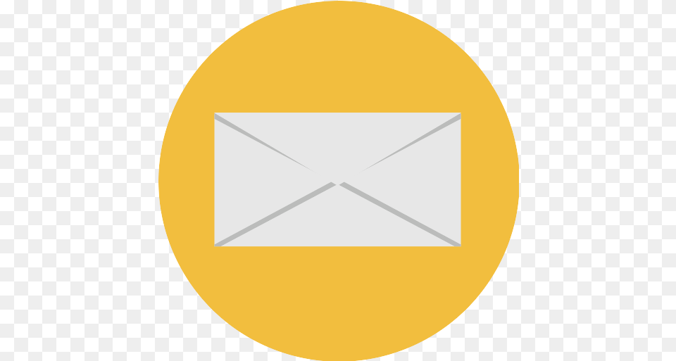 Envelope Vector Svg Icon Envelope Icon Yellow Circle, Mail Free Png