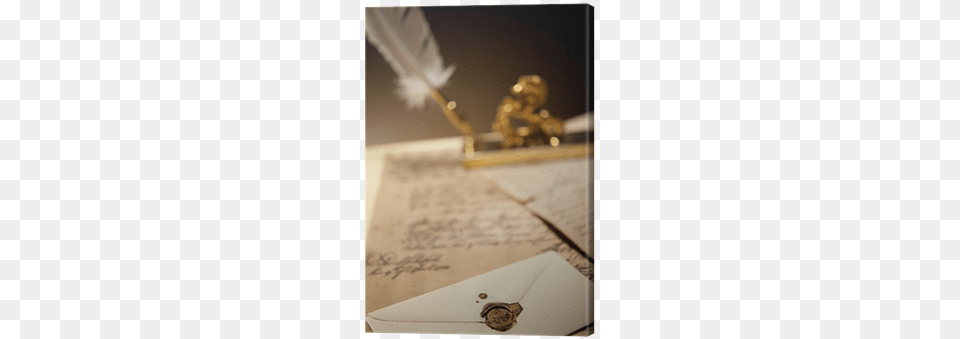 Envelope With An Old Wax Stamp Canvas Print Pixers Insignificance Of Being A Spy Book, Text, Bottle, Adult, Male Png
