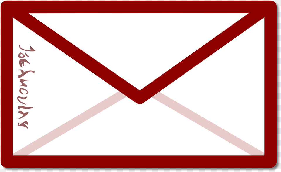 Envelope With Some Alien Writing Clip Arts Email Icon White Color, Mail, Airmail, Smoke Pipe Free Transparent Png