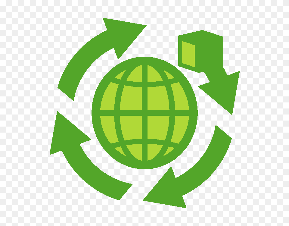 Environment Clipart Ict, Green, Recycling Symbol, Symbol, Ammunition Png