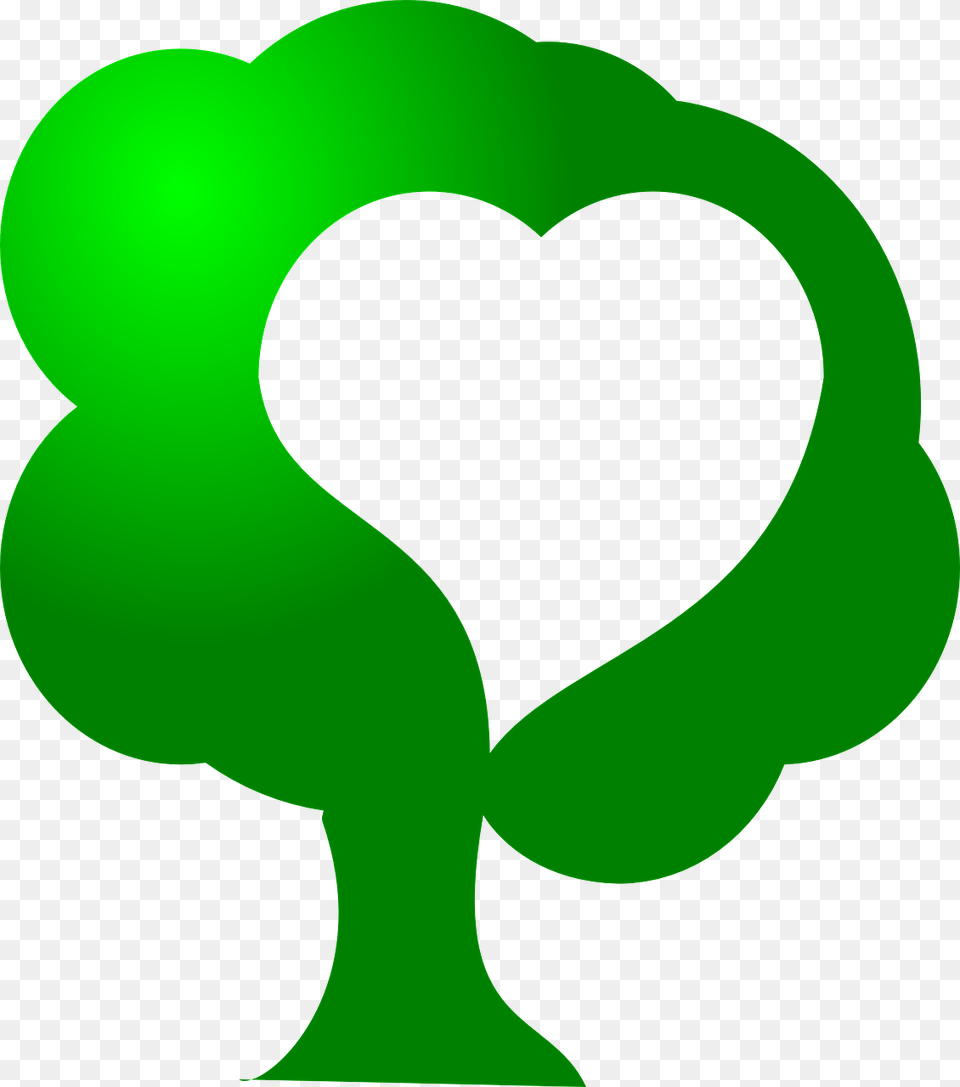 Environment Logo Transparent Background, Green, Heart, Person Png Image