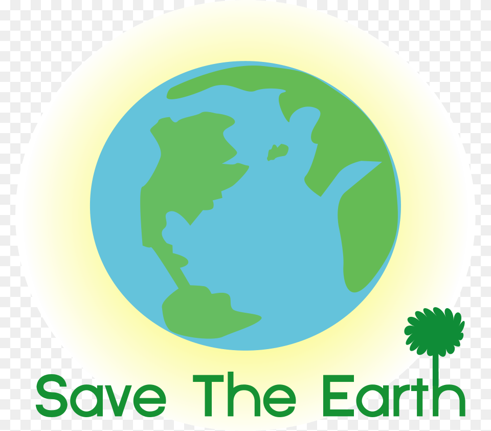 Environmental Clipart Slogan On Save Earth, Astronomy, Outer Space, Planet, Sphere Png Image