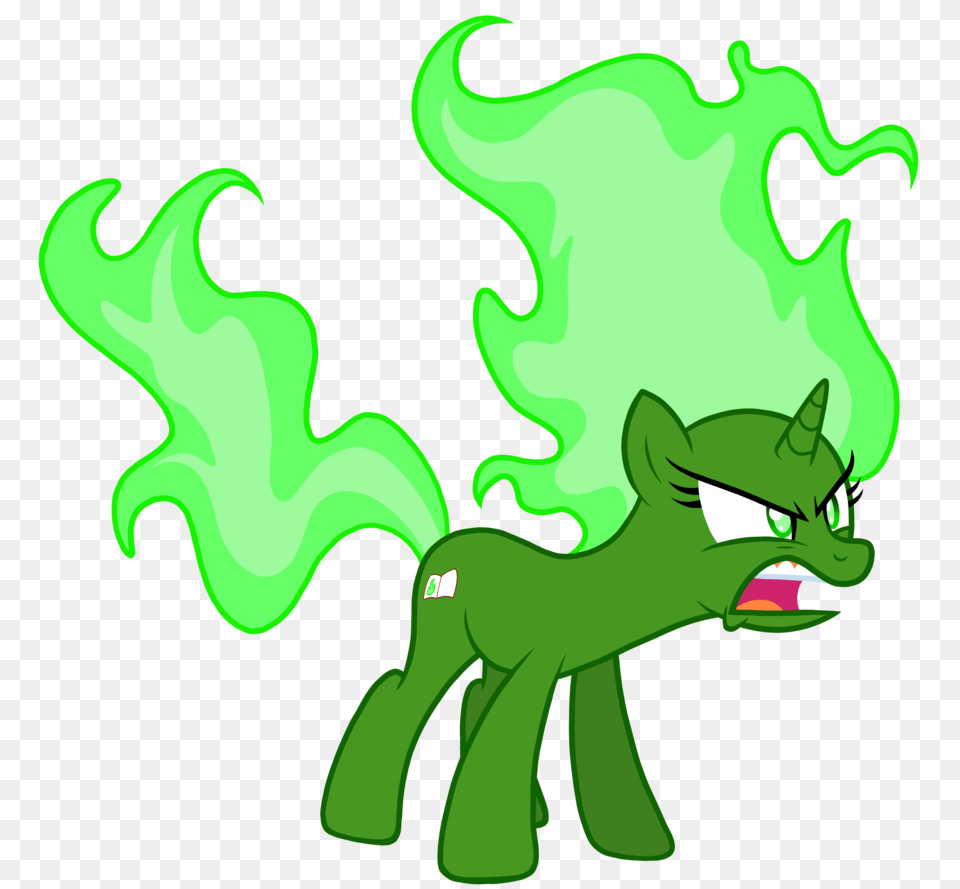 Envy Flames, Green Png