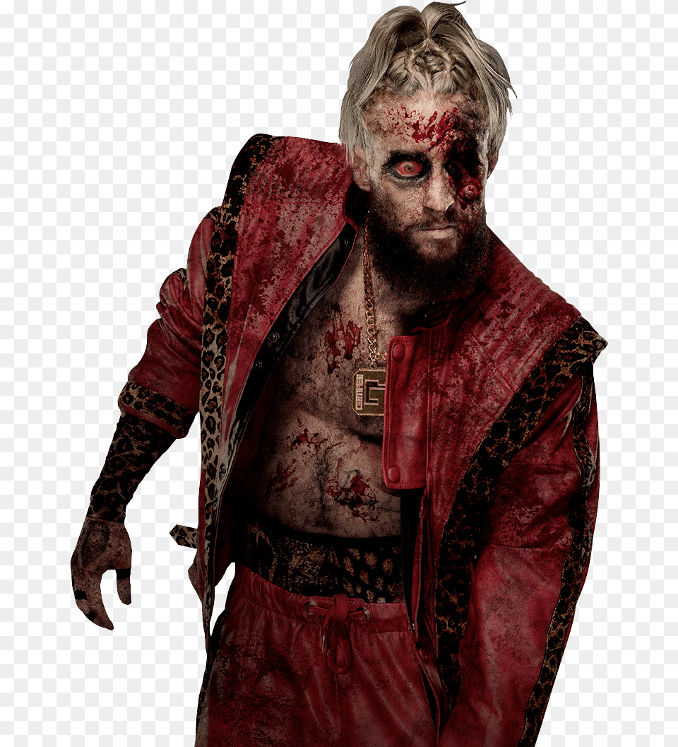 Enzo Amore Zombie 2016 By Ambriegnsasylum16 On Glenn Close Sea Oak, Velvet, Sleeve, Portrait, Photography Png Image