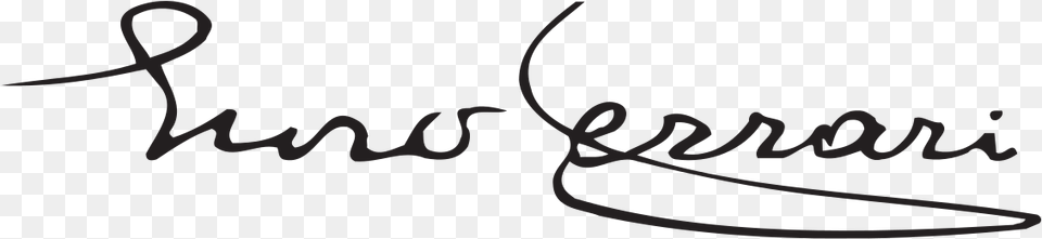 Enzo Ferrari Signature, Handwriting, Text Png