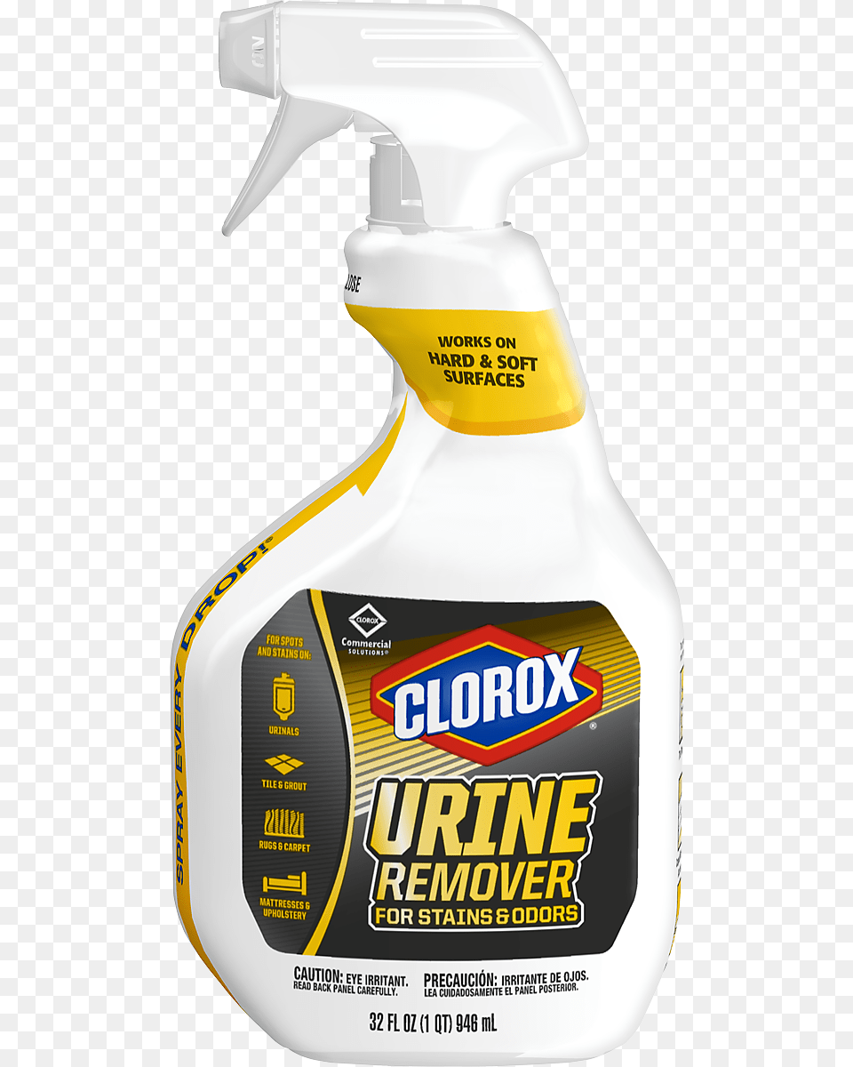 Enzymatic Cleaner Urine Remover Clorox Professional, Can, Spray Can, Tin, Cleaning Png Image