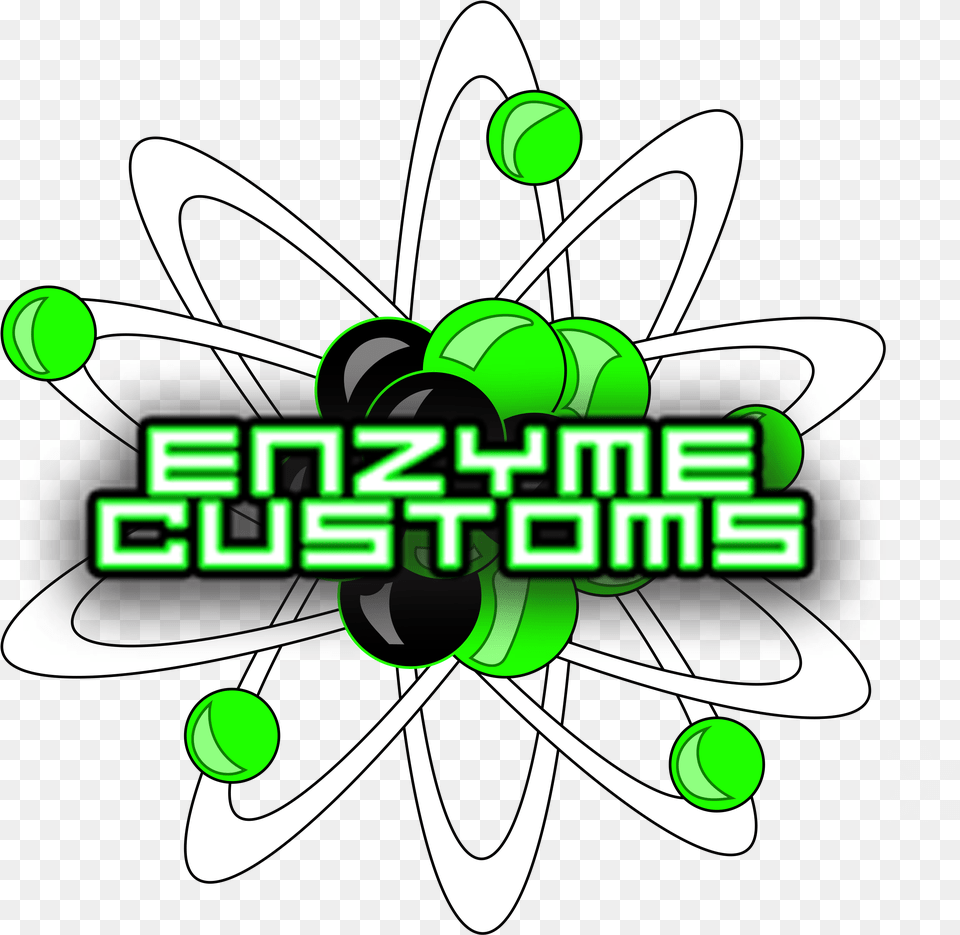 Enzyme Customs Logo, Art, Graphics, Green, Bulldozer Free Png