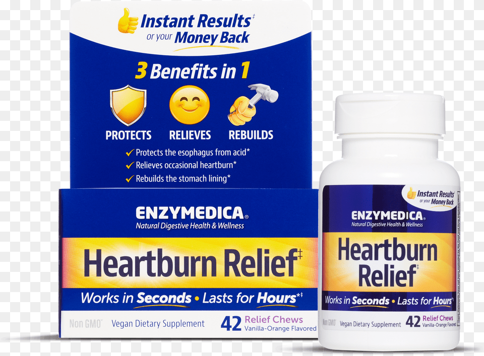 Enzymedica Heartburn Relief Png