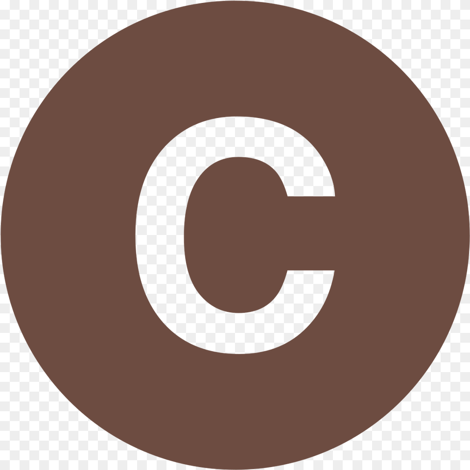 Eo Circle Brown Letter Letter C In Green Circle, Disk, Text, Number, Symbol Free Png Download
