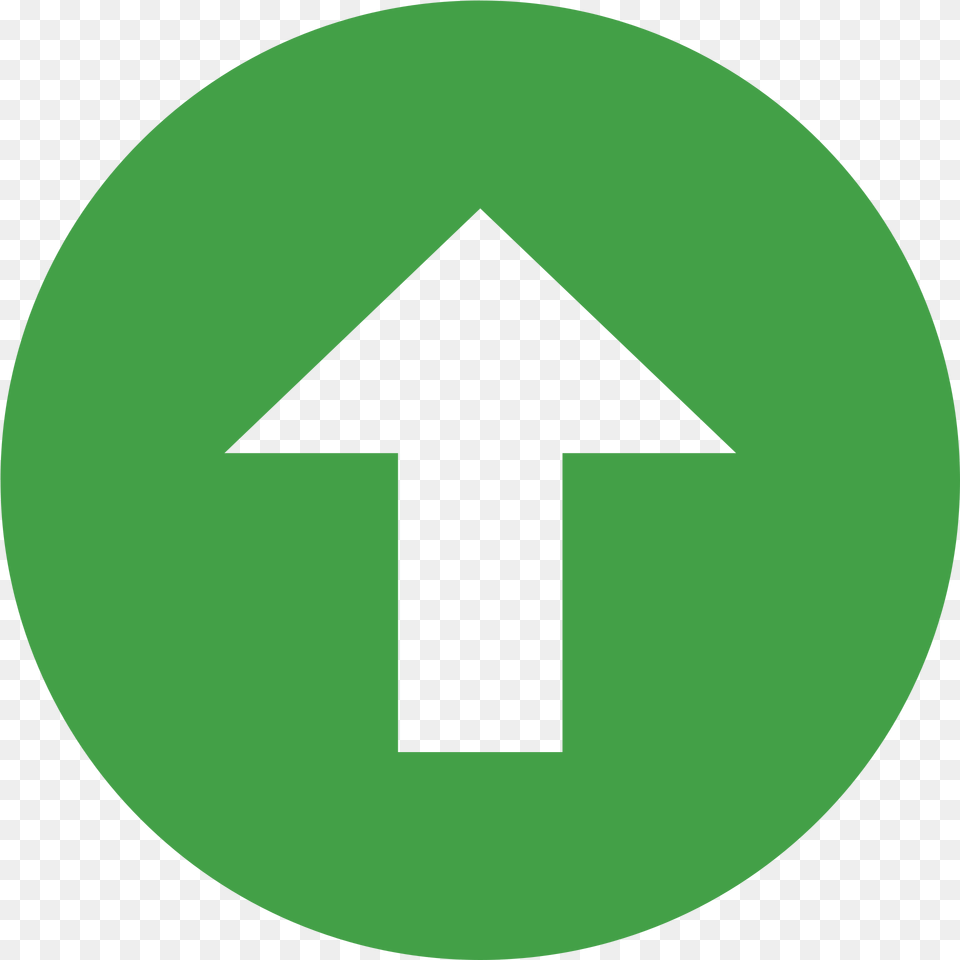 Eo Circle Green Arrow Vertical, Symbol, Sign, Disk Free Png Download
