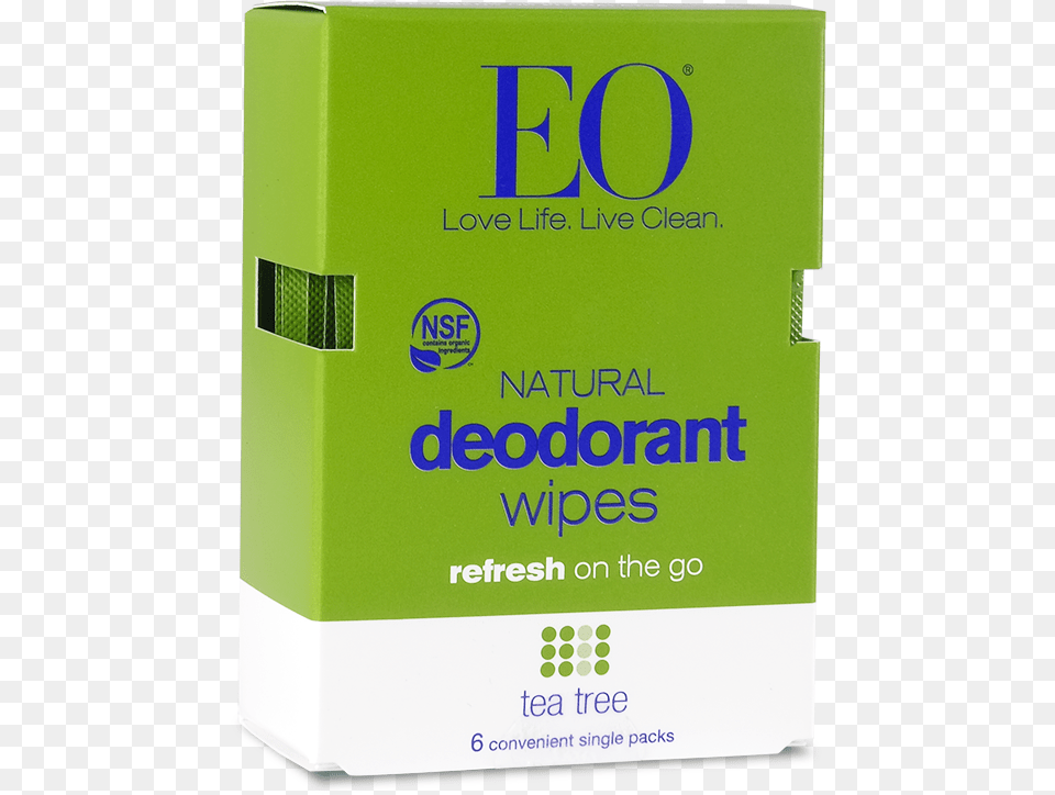 Eo Deodorant Wipes Tea Tree, Bottle Free Png