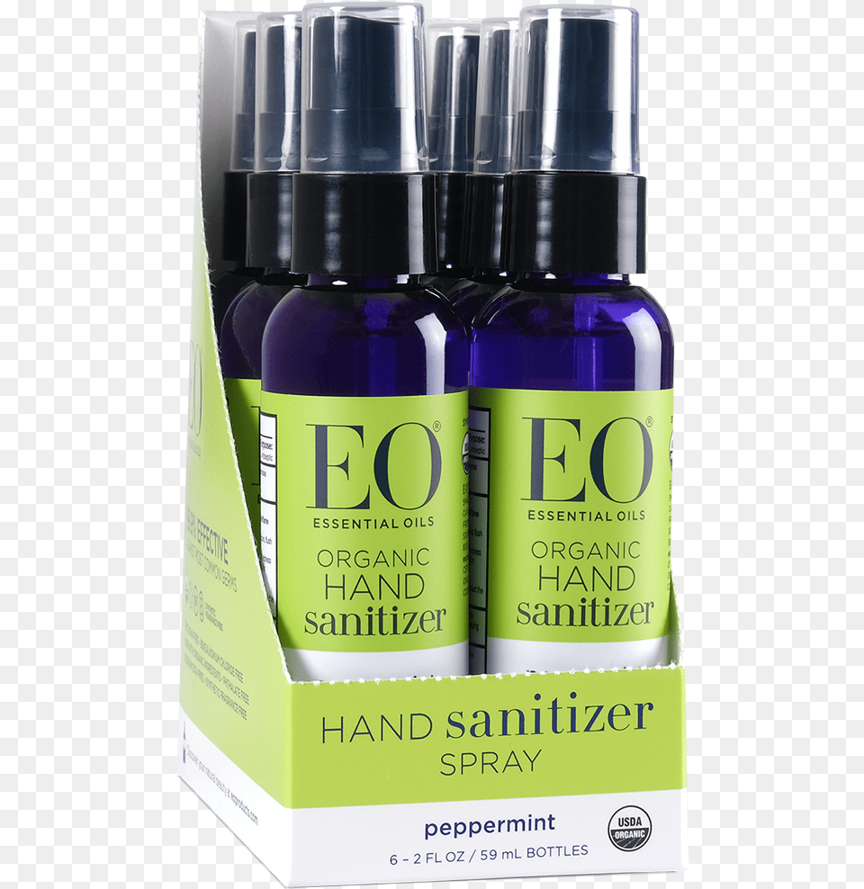 Eo Essential Oils Hand Sanitizer, Bottle, Cosmetics, Perfume Png Image