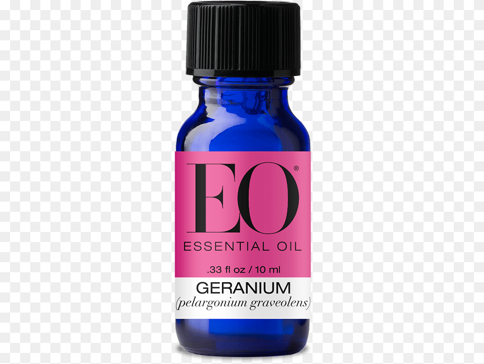 Eo Pure Essential Oil Geranium Eo Products Eo Pure Essential Oil Geranium, Bottle, Ink Bottle, Cosmetics, Perfume Png