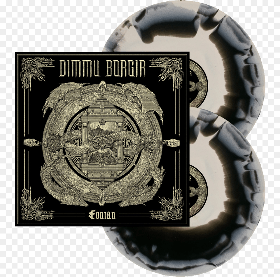Eonian Bone Amp Black Swirl Vinyl Lp Dimmu Borgir Eonian Vinyl, Badge, Logo, Symbol, Emblem Free Png Download