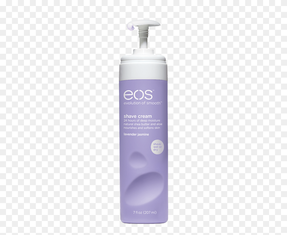 Eos Ultra Moisturizing Shave Cream Lavender Jasmine, Bottle, Lotion, Shaker Free Transparent Png
