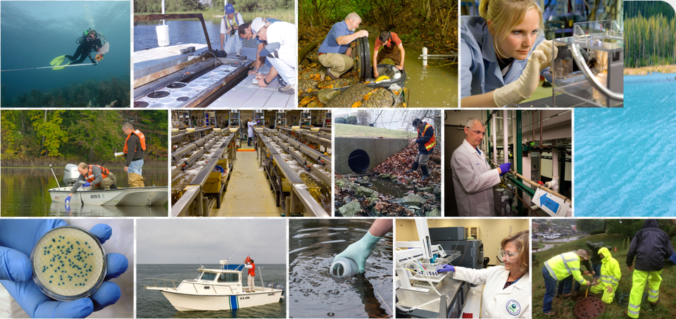 Epa Researchers Conducting Research From Left To Right Collage, Adult, Waterfront, Water, Vehicle Png