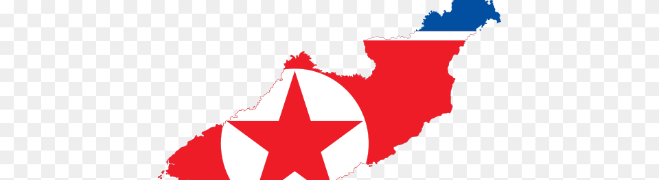 Epc Updates North Korea Flag Map, Star Symbol, Symbol Png