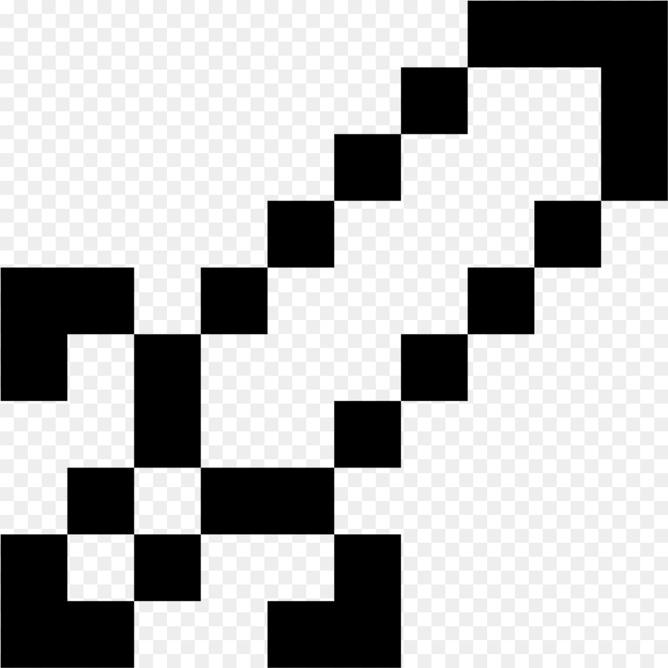 Epe Minecraft Icon Minecraft Black And White Clipart, Gray Png Image