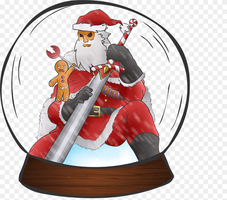 Epic Candy Sword Santa Claus Png