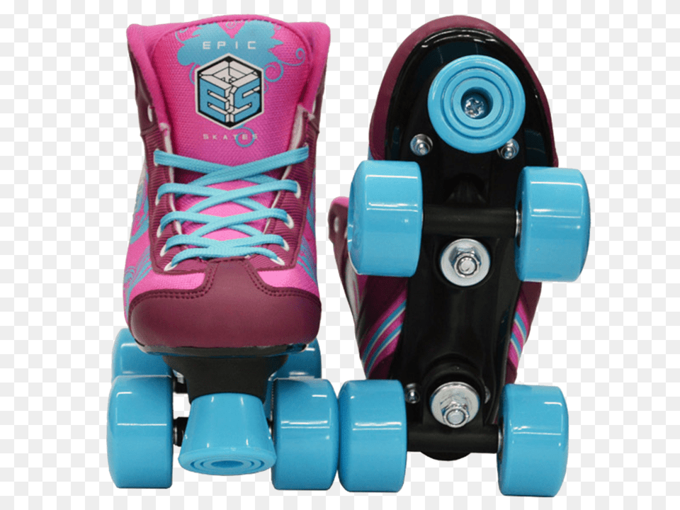 Epic Cotton Candy Roller Skate Derby Depot Limited, Clothing, Footwear, Shoe, Skateboard Free Png Download