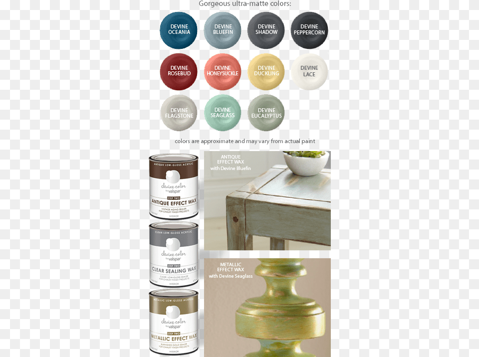 Epic Devine Color By Valspar Spray Paint For Devine Valspar Devine Color Spray Paint, Jar, Can, Tin, Furniture Png