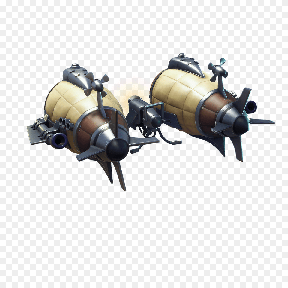 Epic Dirigible Glider Fortnite Cosmetic Cost 1 200 Fortnite Dirigible Glider, Aircraft, Transportation, Vehicle, Mortar Shell Free Png Download