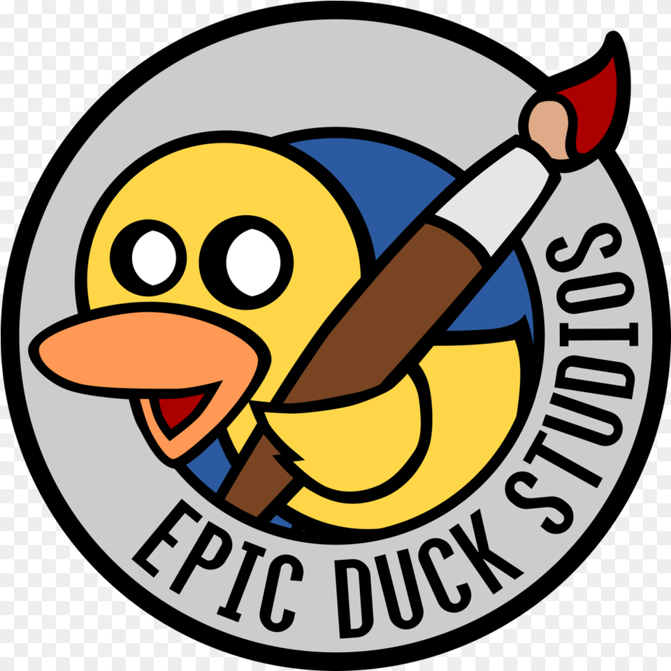 Epic Duck Studios Game Logo, Brush, Device, Tool Free Png Download