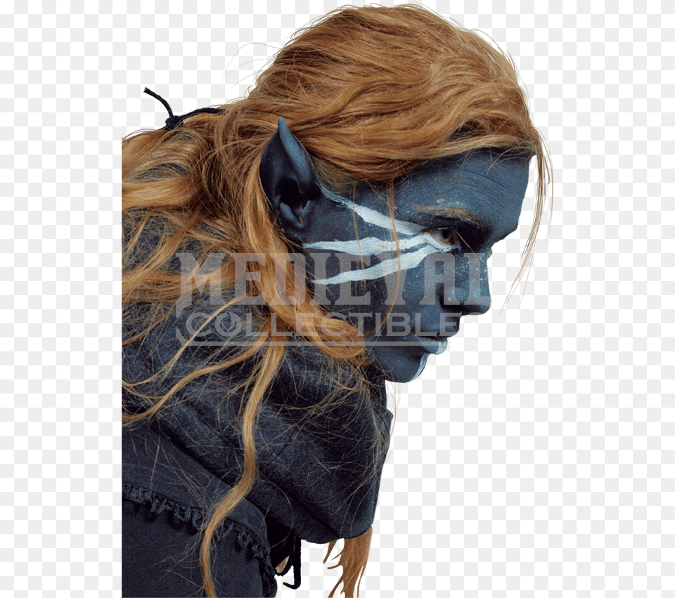 Epic Effect Dark Elf Ears Prosthetic Dark Elf Ears, Adult, Female, Person, Photography Png