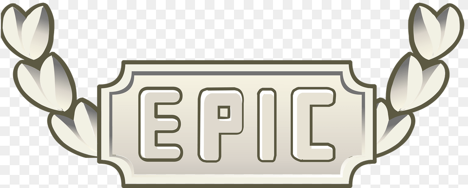 Epic Emblem Clipart, License Plate, Transportation, Vehicle, Symbol Png Image