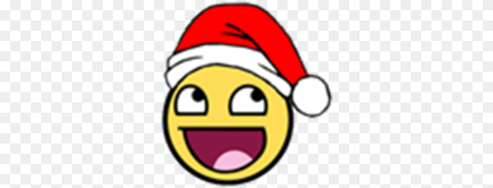 Epic Face With Santa Hat Logo Roblox Animated Dancing Happy Gif, Clothing, Hardhat, Helmet Free Png