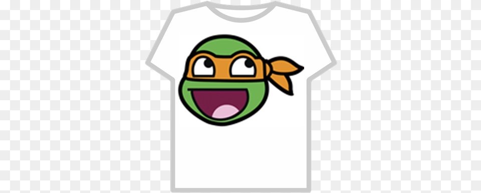 Epic Faced Teenage Mutant Ninja Turtle Marshmello T Shirt Roblox Clothing, T-shirt, Ammunition, Grenade Free Transparent Png