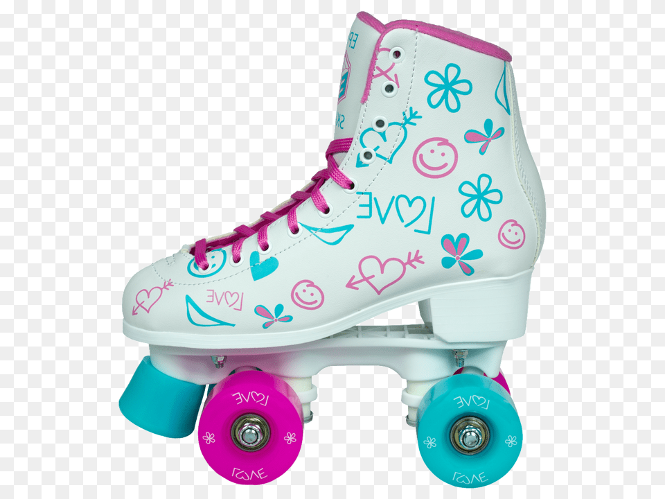 Epic Frost White Roller Skates, Clothing, Footwear, Shoe Free Transparent Png