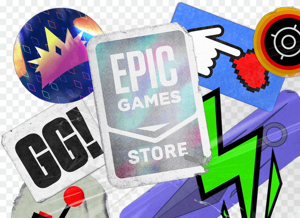 Epic Games Store Language, Sticker, Art, Graphics, Collage Png