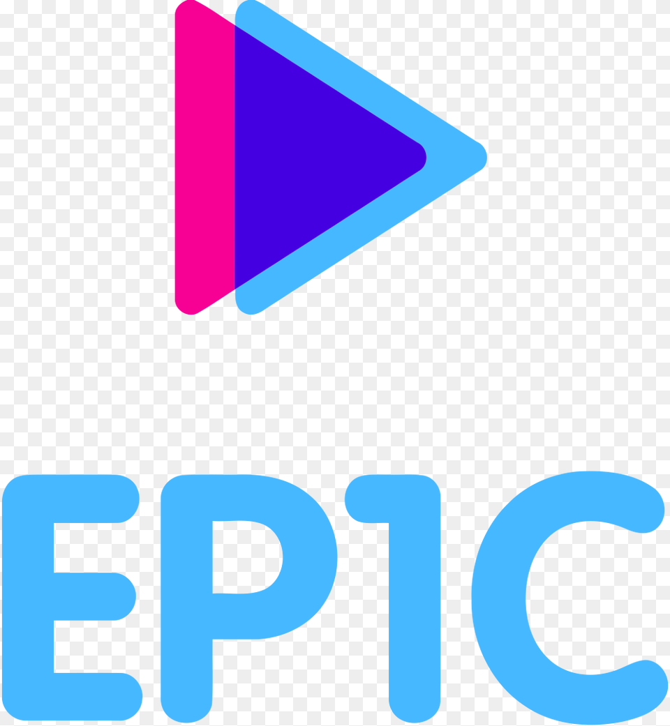 Epic Logo Vectorized Graphic Design, Light, Triangle Free Png Download
