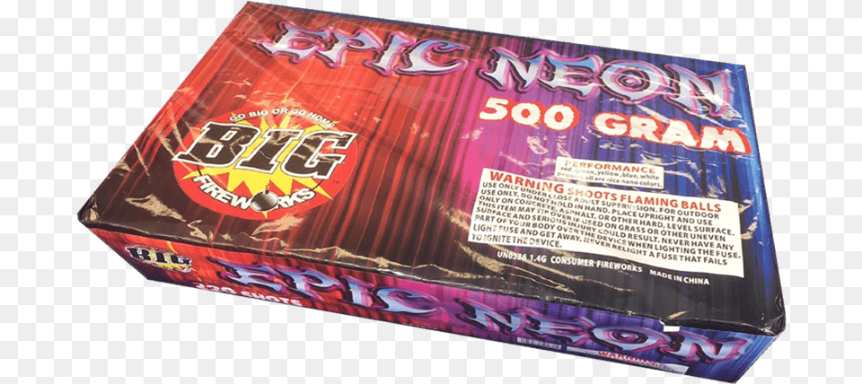 Epic Neon Box, Food, Sweets, Fireworks Free Png Download