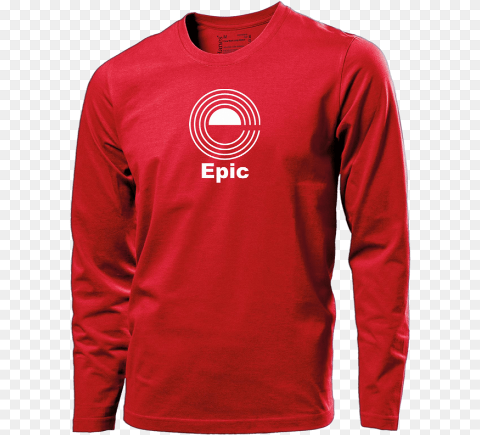 Epic Records 1970s Logo Longsleeve T, Clothing, Long Sleeve, Sleeve, Shirt Free Png