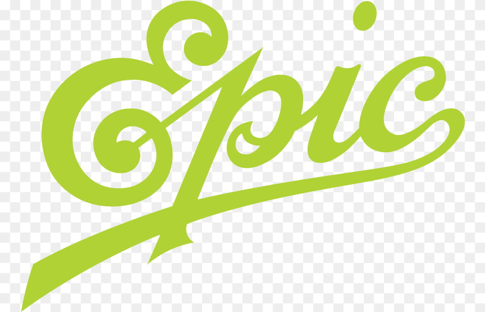 Epic Records Logo, Green, Text Free Png Download