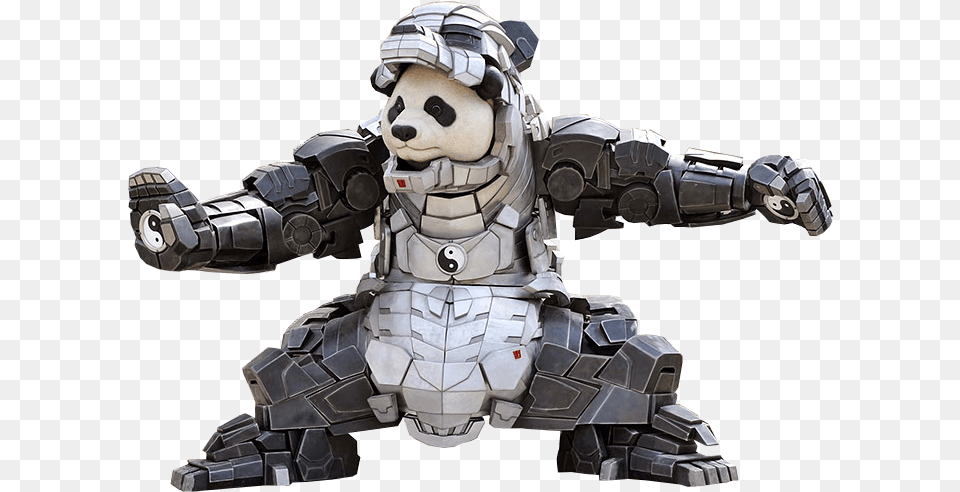 Epic Robot Panda Statue In Epic Robot, Baby, Person Free Png