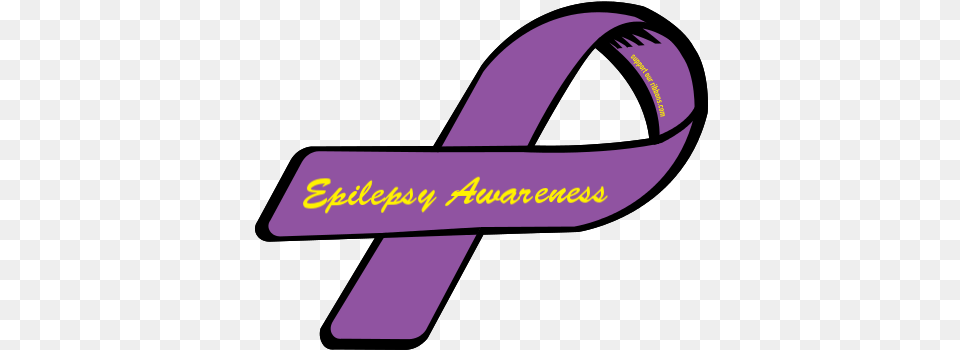 Epilepsy Awareness Custom Ribbon, Purple, Accessories, Belt Free Png Download