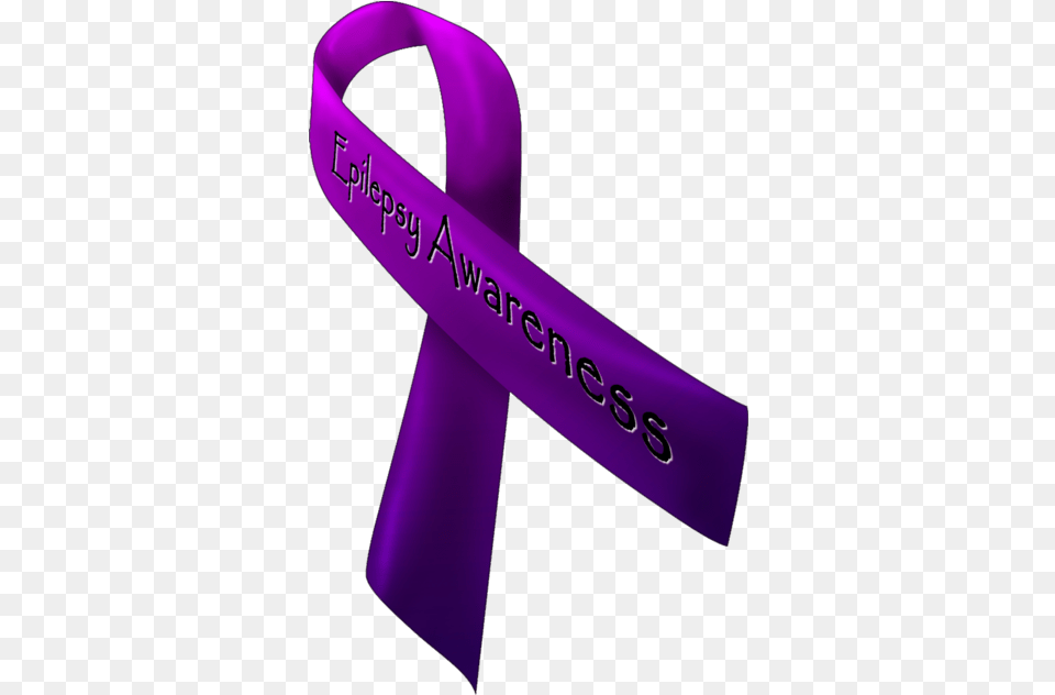 Epilepsy Awareness Happy Purple Day Ribbon Purple Ribbon For Epilepsy, Sash Free Transparent Png