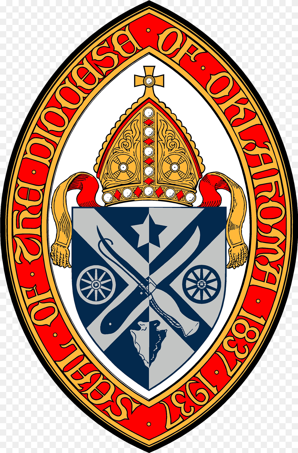 Episcopal Diocese Of Oklahoma, Badge, Logo, Symbol, Armor Free Transparent Png
