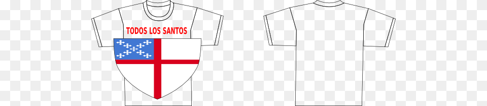 Episcopal Shield Soccer Shirt Clip Art, Clothing, T-shirt Free Png Download