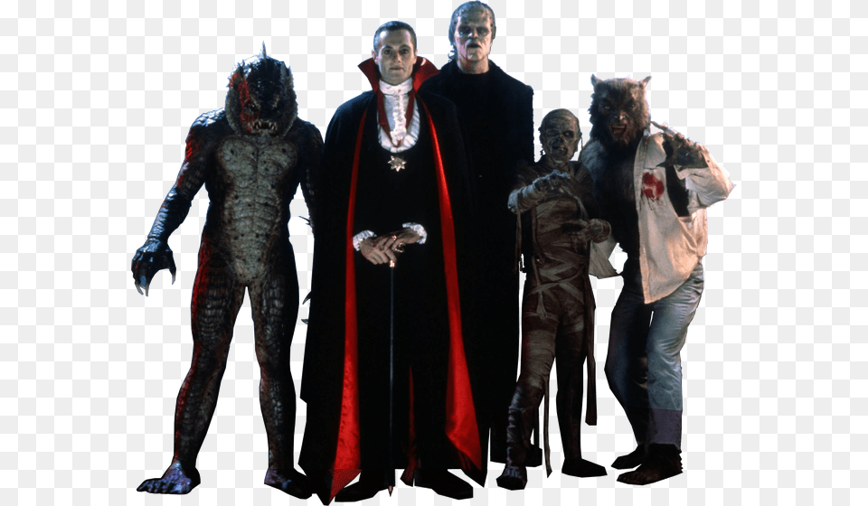 Episode 152 No Reflections Here Monster Squad, Clothing, Costume, Person, Fashion Png Image