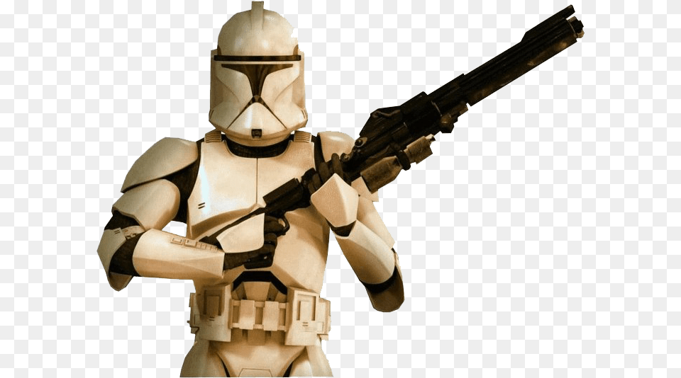 Episode 2 Clone Troopers, Gun, Weapon, Robot Free Png
