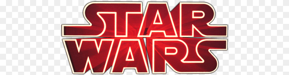 Episode Iv Red Star Wars Logo, Light, Scoreboard, Neon Free Png