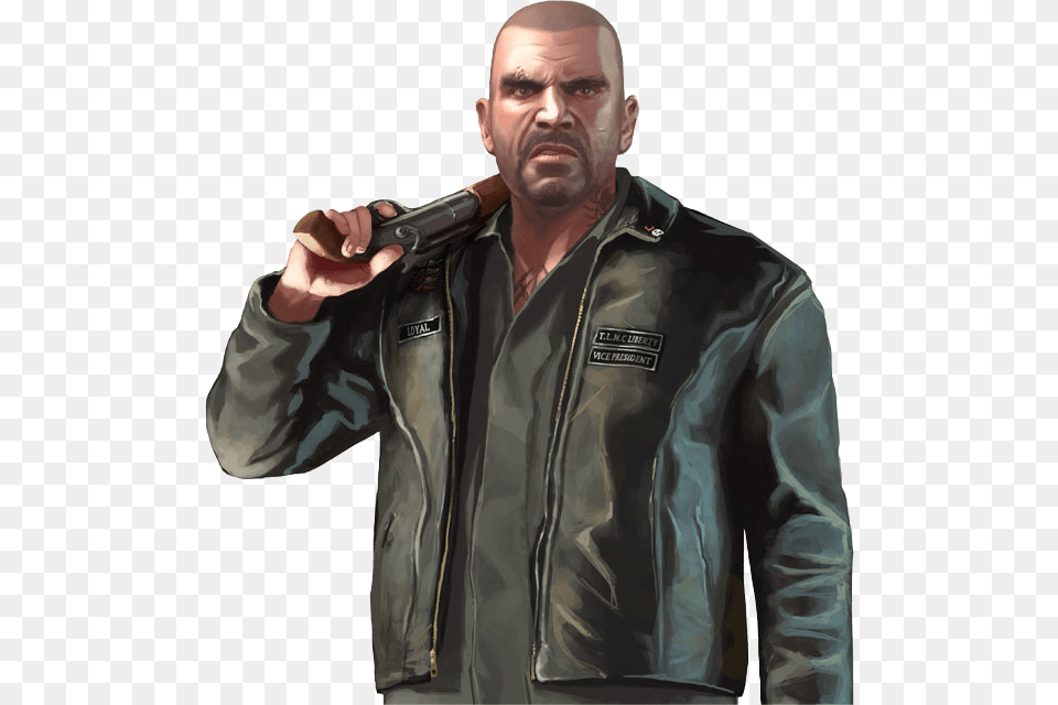 Episodes From Liberty City Gta The Lost And Damned Johnny Klebitz, Clothing, Coat, Jacket, Adult Free Transparent Png