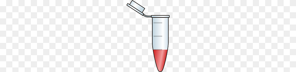 Eppendorf Tube With Red Liquid, Brush, Device, Tool, Cutlery Png Image